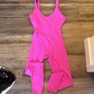 Vitality hot pink jumpsuit